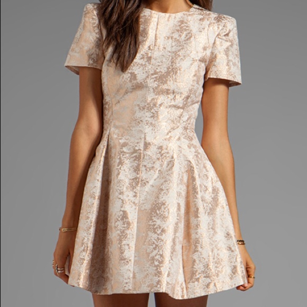 CAMEO Star of Wonder Dress Rose Gold